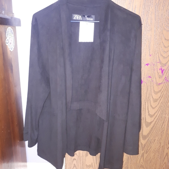 Suede Zara jacket/sweater - Picture 3 of 4